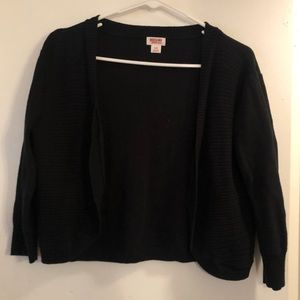 Black Short Cardigan